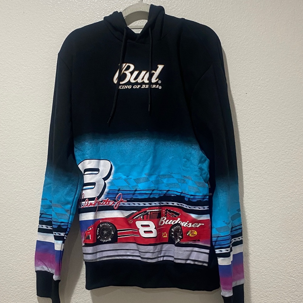 NASCAR  Black and Blue Racing Hoodie. Size S
